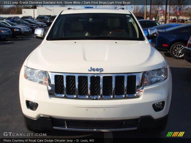 Stone White / Dark Frost Beige/Light Frost Beige 2011 Jeep Grand Cherokee Overland 4x4