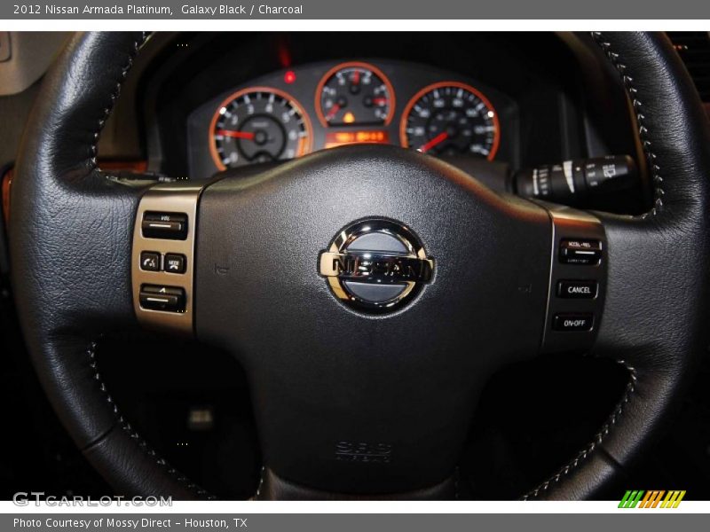 Galaxy Black / Charcoal 2012 Nissan Armada Platinum