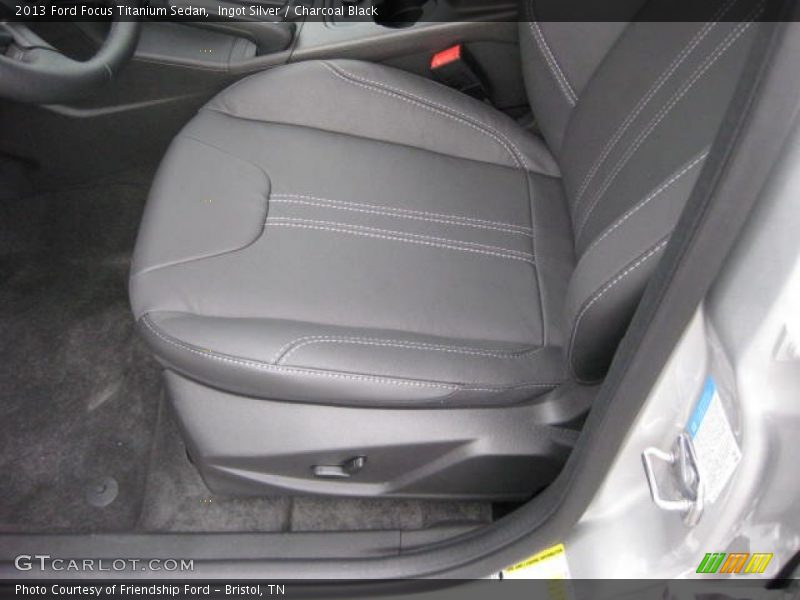 Ingot Silver / Charcoal Black 2013 Ford Focus Titanium Sedan