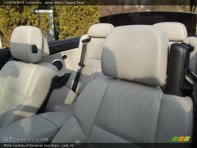 Alpine White / Sepang Beige 2008 BMW M6 Convertible