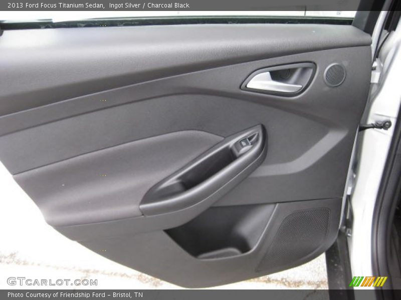 Ingot Silver / Charcoal Black 2013 Ford Focus Titanium Sedan