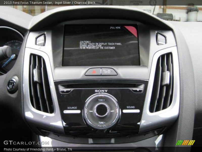 Controls of 2013 Focus Titanium Sedan