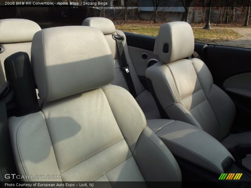 Alpine White / Sepang Beige 2008 BMW M6 Convertible