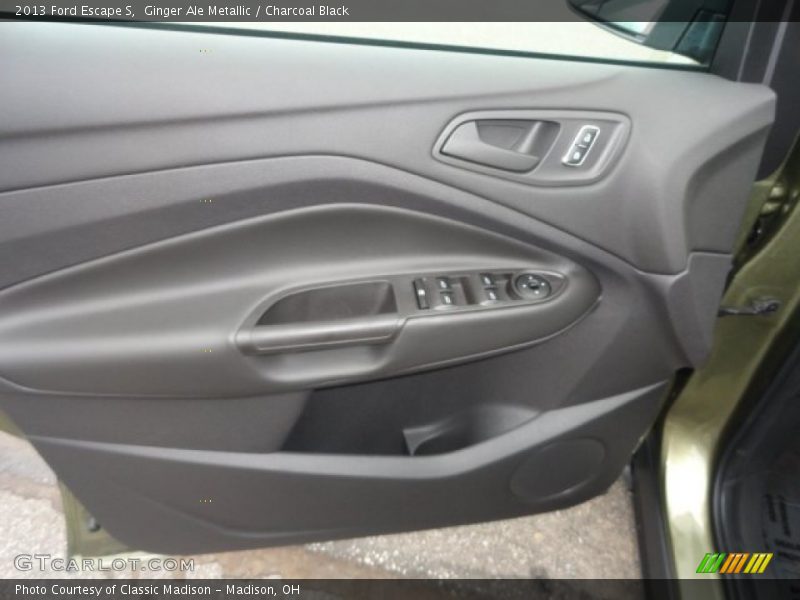 Ginger Ale Metallic / Charcoal Black 2013 Ford Escape S