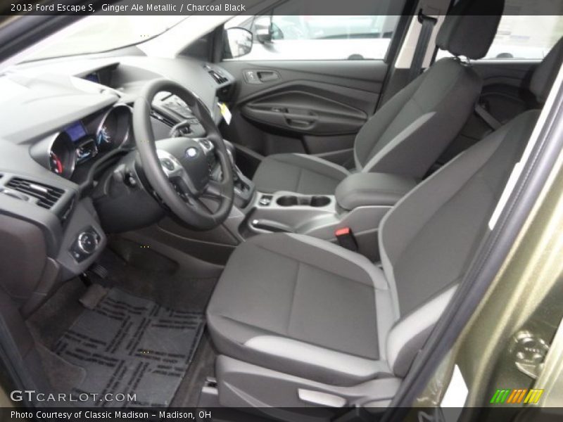 Ginger Ale Metallic / Charcoal Black 2013 Ford Escape S