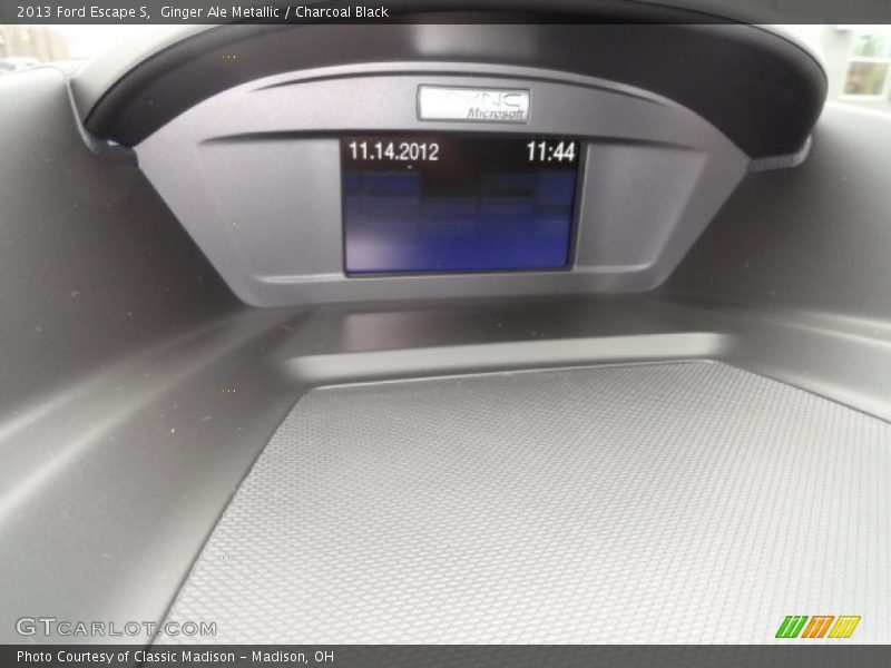 Ginger Ale Metallic / Charcoal Black 2013 Ford Escape S