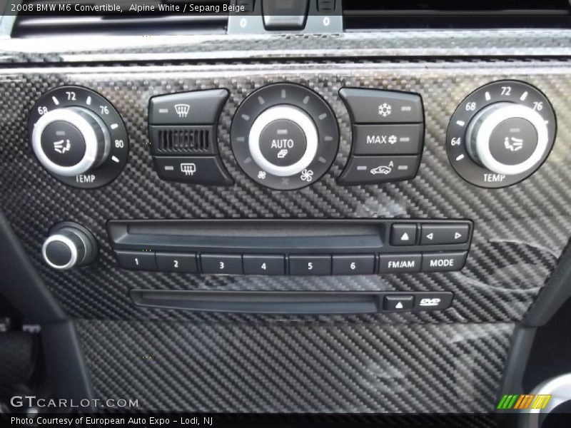 Controls of 2008 M6 Convertible