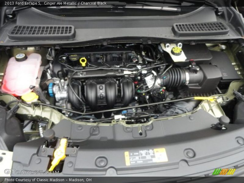 Ginger Ale Metallic / Charcoal Black 2013 Ford Escape S