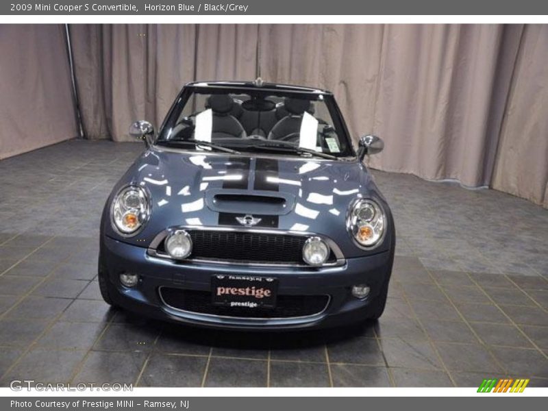 Horizon Blue / Black/Grey 2009 Mini Cooper S Convertible