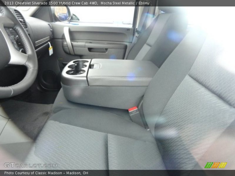 Mocha Steel Metallic / Ebony 2013 Chevrolet Silverado 1500 Hybrid Crew Cab 4WD