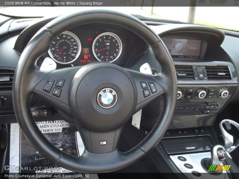 Alpine White / Sepang Beige 2008 BMW M6 Convertible