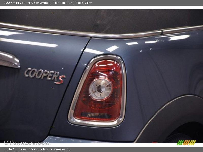 Horizon Blue / Black/Grey 2009 Mini Cooper S Convertible