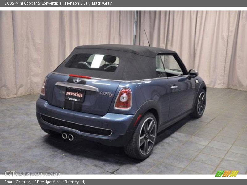 Horizon Blue / Black/Grey 2009 Mini Cooper S Convertible