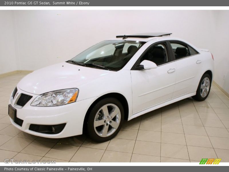 Summit White / Ebony 2010 Pontiac G6 GT Sedan