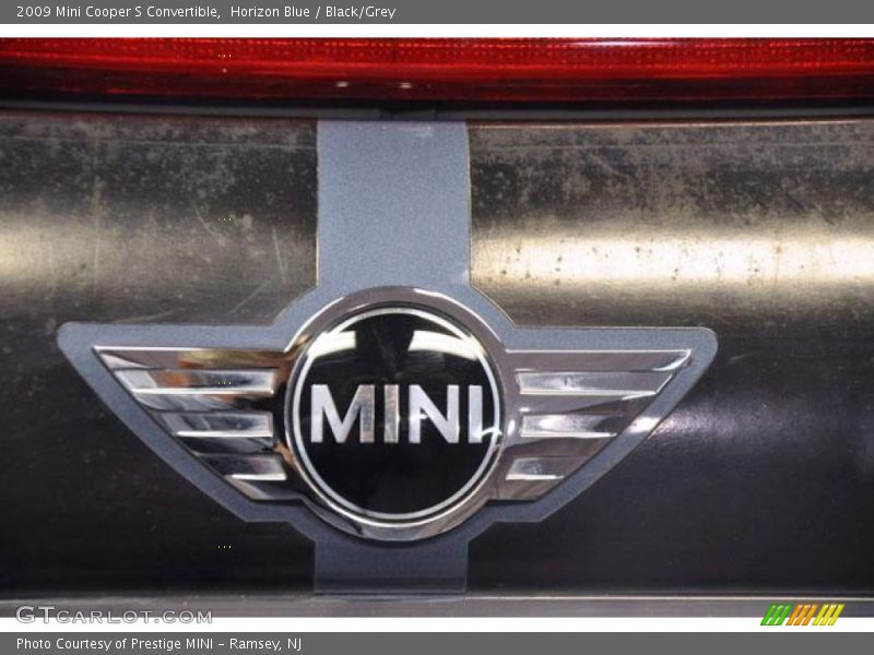 Horizon Blue / Black/Grey 2009 Mini Cooper S Convertible