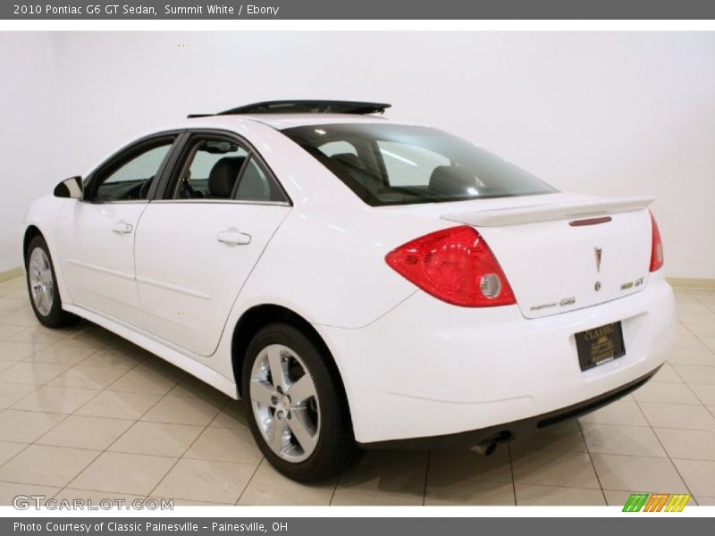 Summit White / Ebony 2010 Pontiac G6 GT Sedan