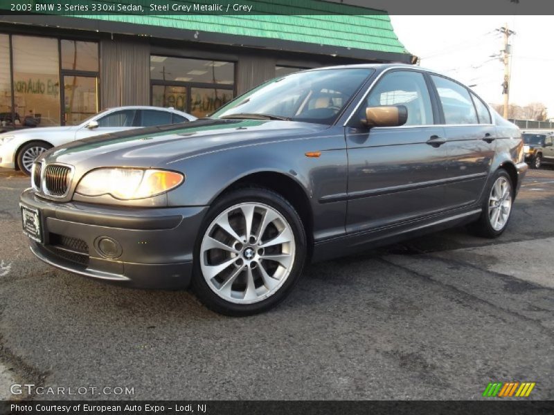 Steel Grey Metallic / Grey 2003 BMW 3 Series 330xi Sedan