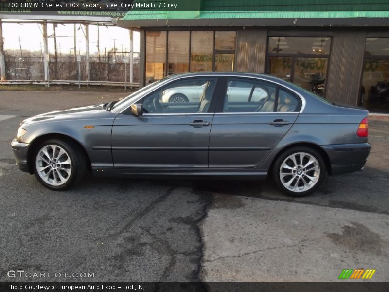 Steel Grey Metallic / Grey 2003 BMW 3 Series 330xi Sedan