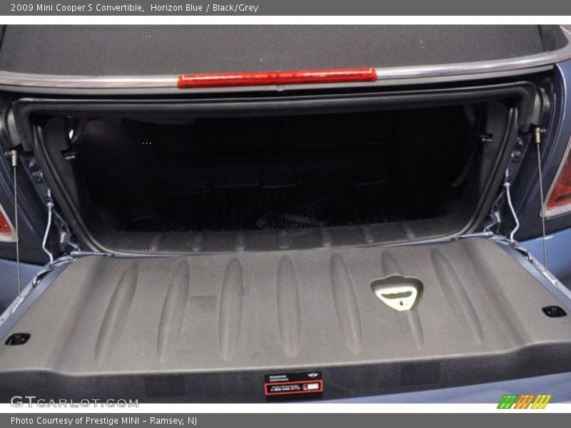 Horizon Blue / Black/Grey 2009 Mini Cooper S Convertible