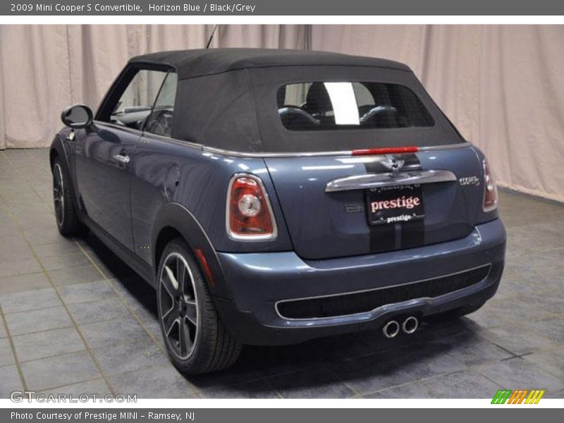 Horizon Blue / Black/Grey 2009 Mini Cooper S Convertible