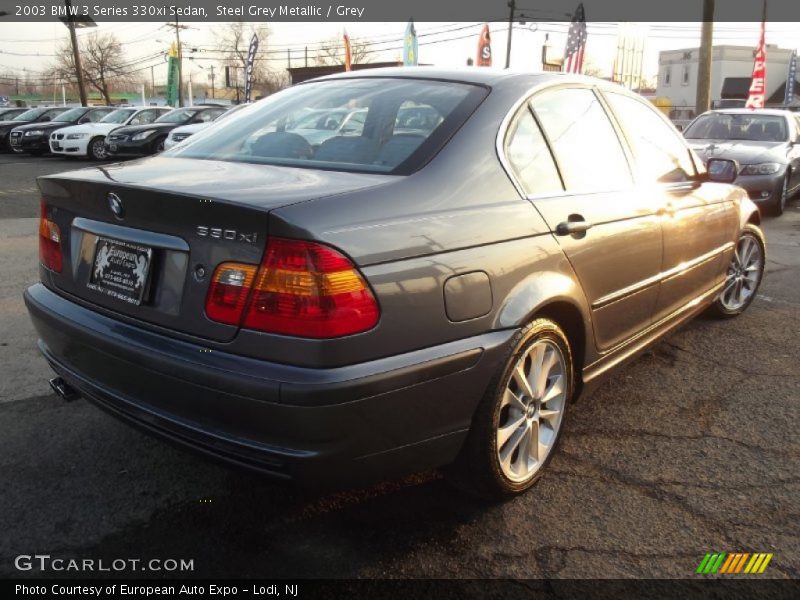 Steel Grey Metallic / Grey 2003 BMW 3 Series 330xi Sedan