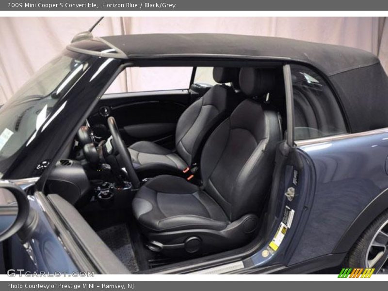 Horizon Blue / Black/Grey 2009 Mini Cooper S Convertible