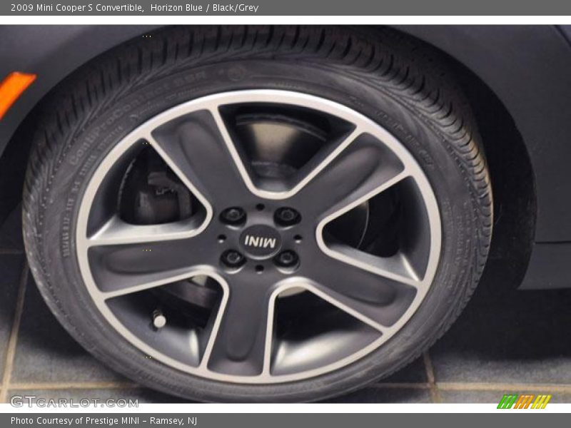 Horizon Blue / Black/Grey 2009 Mini Cooper S Convertible