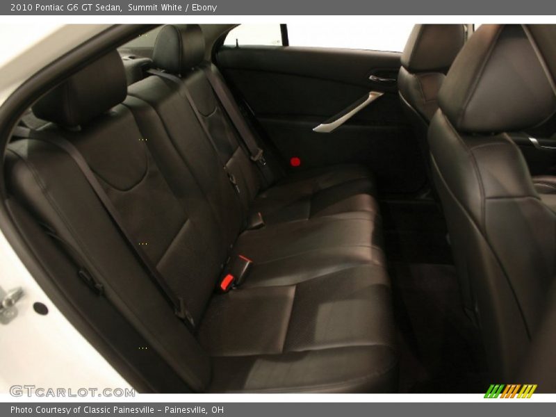Rear Seat of 2010 G6 GT Sedan