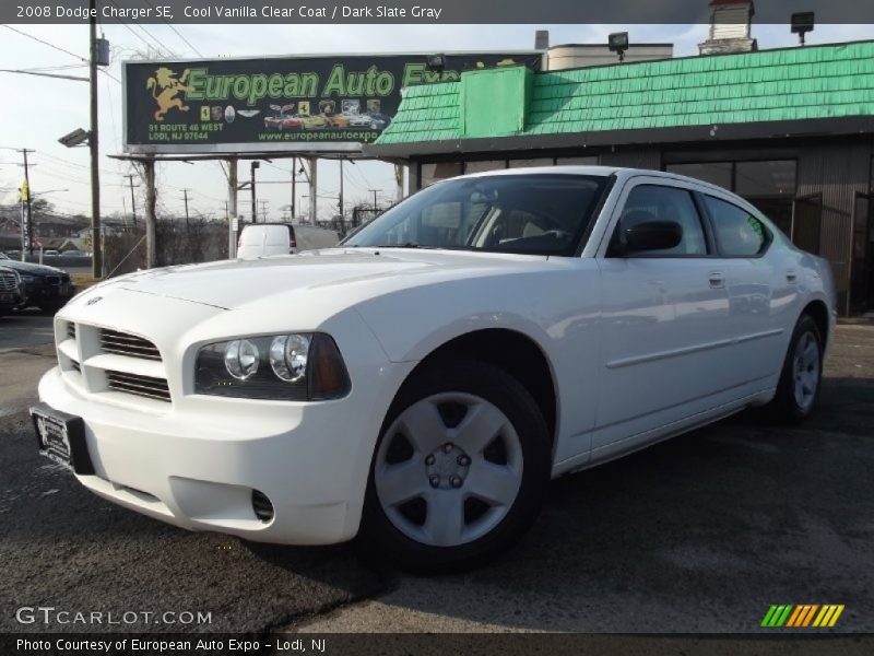 Cool Vanilla Clear Coat / Dark Slate Gray 2008 Dodge Charger SE