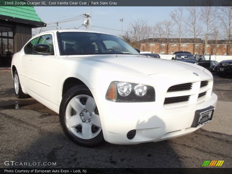 Cool Vanilla Clear Coat / Dark Slate Gray 2008 Dodge Charger SE
