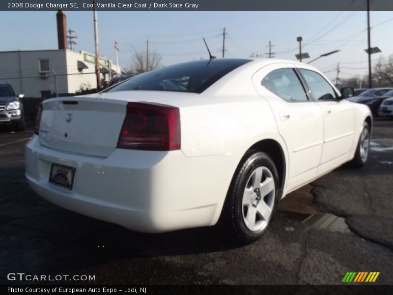 Cool Vanilla Clear Coat / Dark Slate Gray 2008 Dodge Charger SE