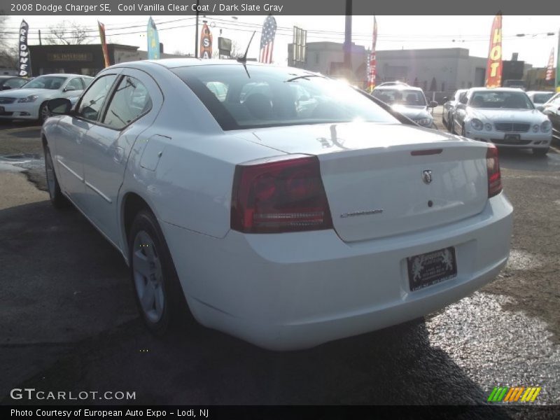 Cool Vanilla Clear Coat / Dark Slate Gray 2008 Dodge Charger SE