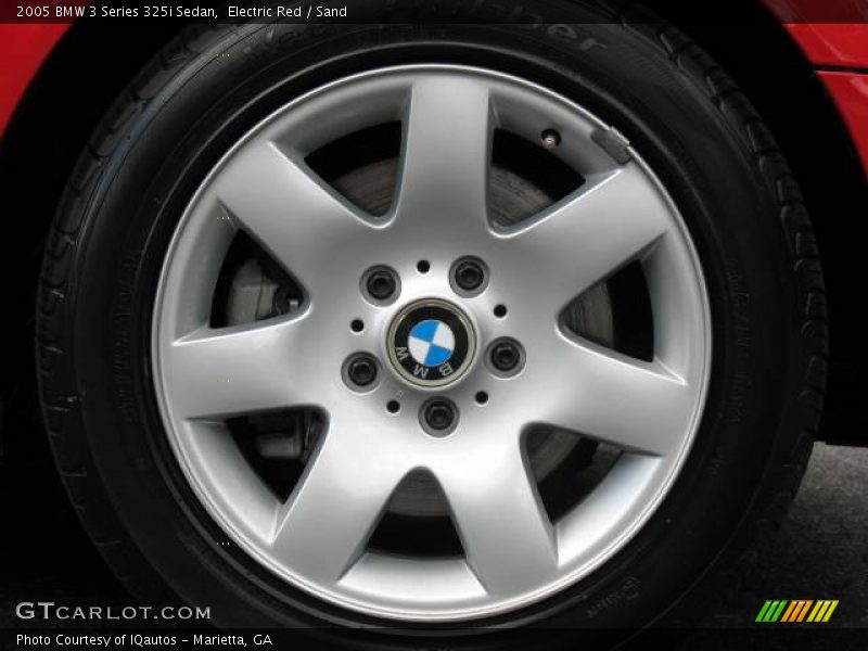 Electric Red / Sand 2005 BMW 3 Series 325i Sedan