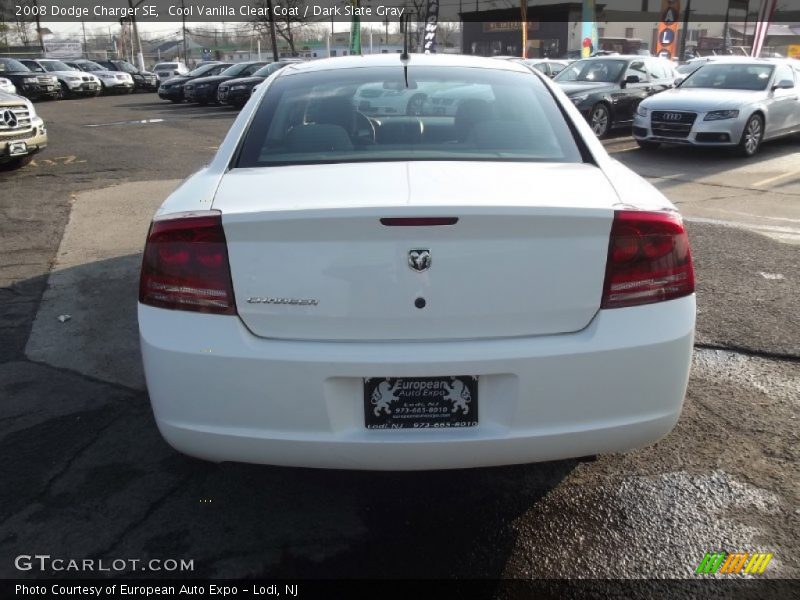 Cool Vanilla Clear Coat / Dark Slate Gray 2008 Dodge Charger SE