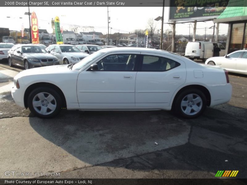 Cool Vanilla Clear Coat / Dark Slate Gray 2008 Dodge Charger SE