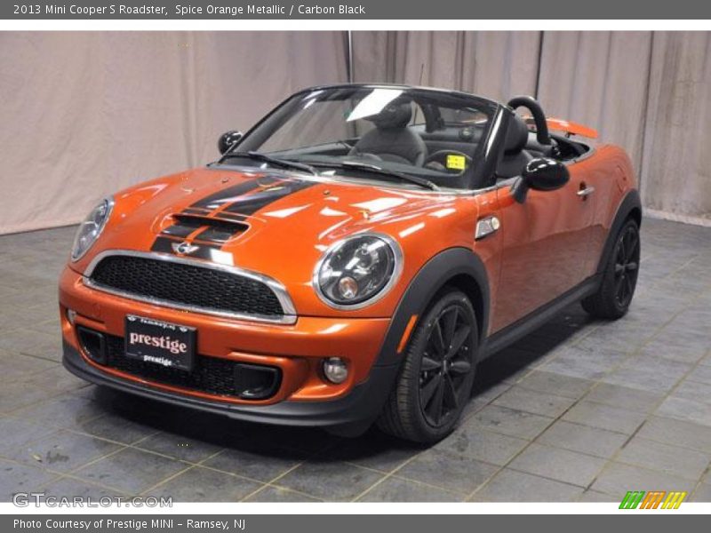 Spice Orange Metallic / Carbon Black 2013 Mini Cooper S Roadster