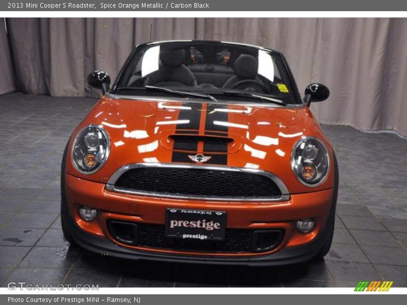 Spice Orange Metallic / Carbon Black 2013 Mini Cooper S Roadster