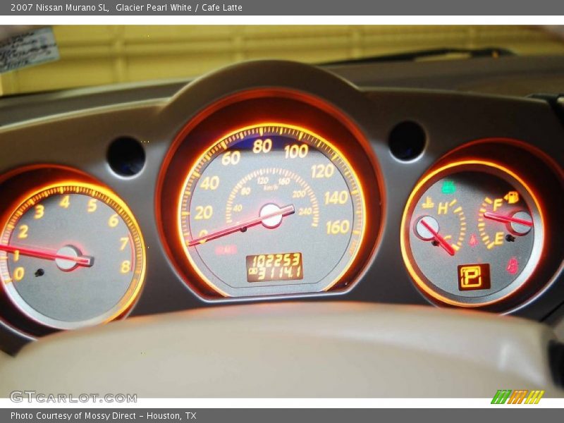 Glacier Pearl White / Cafe Latte 2007 Nissan Murano SL