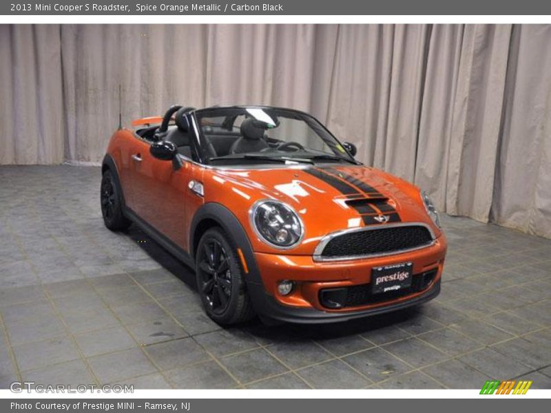 Spice Orange Metallic / Carbon Black 2013 Mini Cooper S Roadster