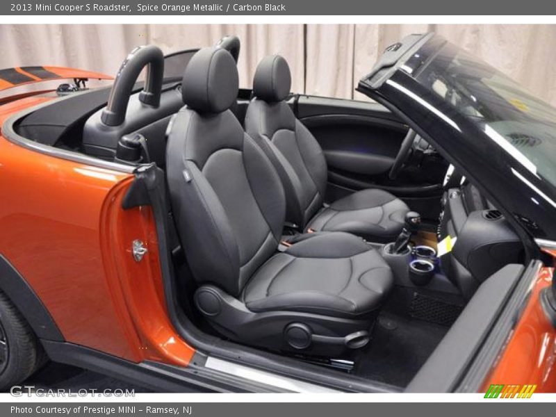 Spice Orange Metallic / Carbon Black 2013 Mini Cooper S Roadster