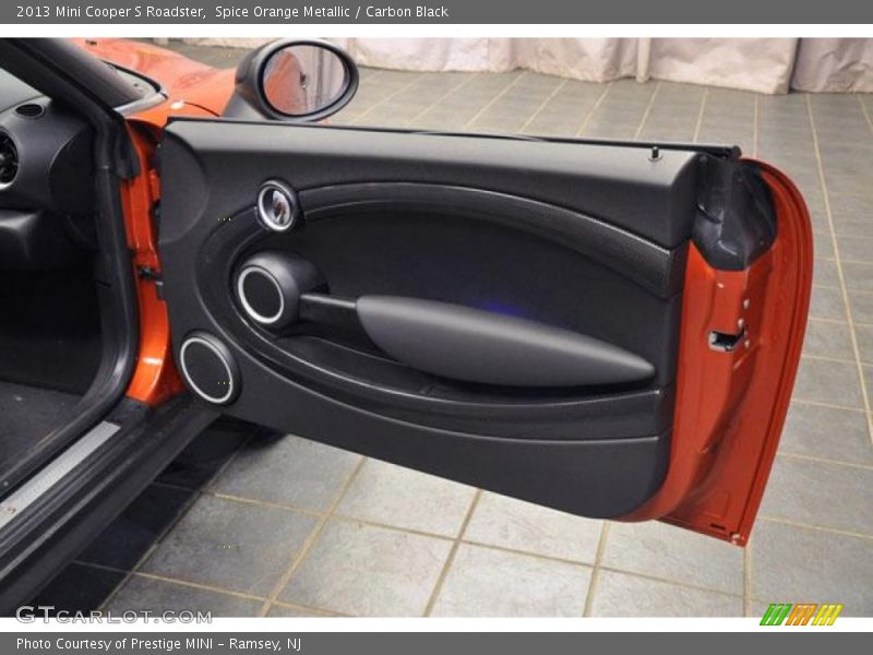 Spice Orange Metallic / Carbon Black 2013 Mini Cooper S Roadster