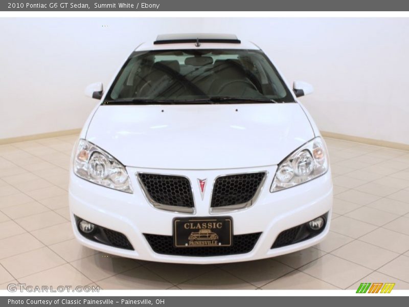 Summit White / Ebony 2010 Pontiac G6 GT Sedan