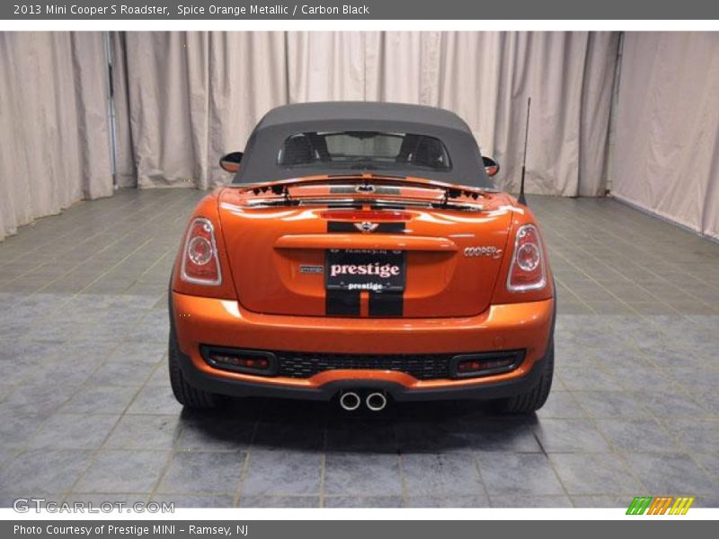 Spice Orange Metallic / Carbon Black 2013 Mini Cooper S Roadster