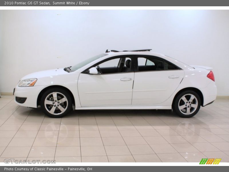 Summit White / Ebony 2010 Pontiac G6 GT Sedan