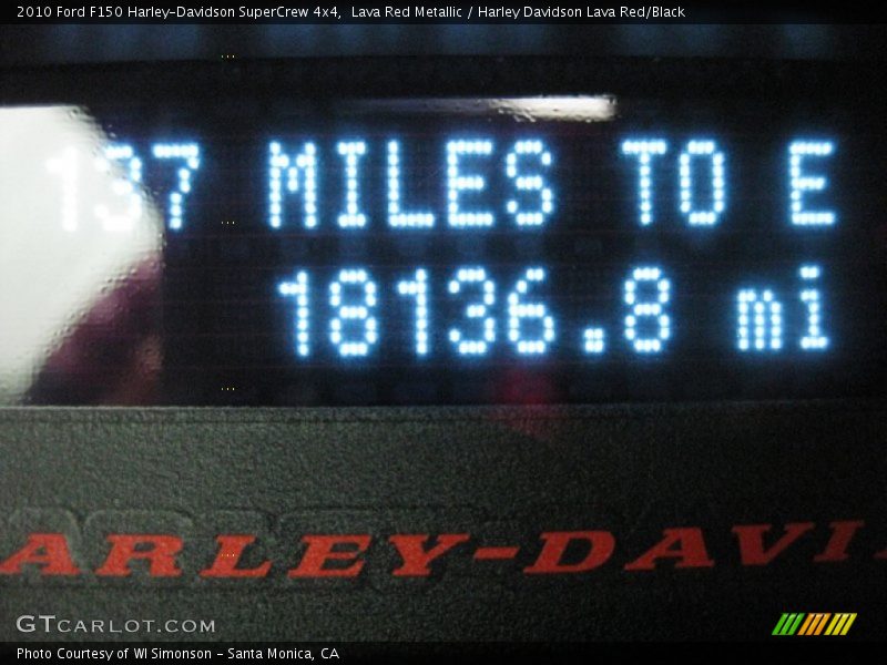 Lava Red Metallic / Harley Davidson Lava Red/Black 2010 Ford F150 Harley-Davidson SuperCrew 4x4