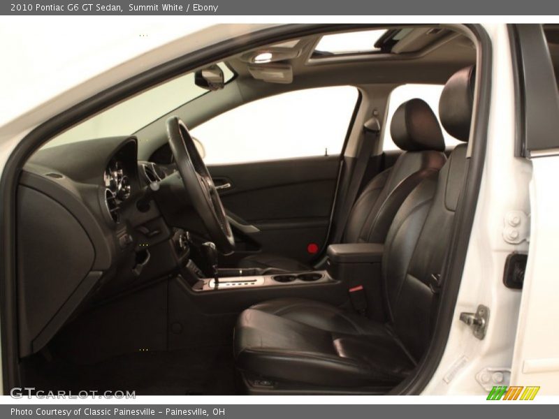 Summit White / Ebony 2010 Pontiac G6 GT Sedan