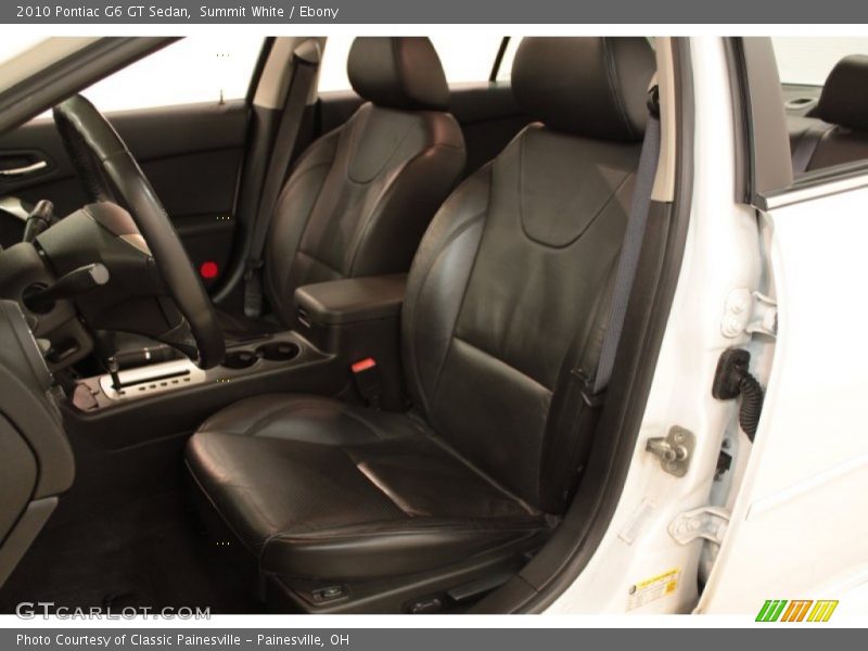 Summit White / Ebony 2010 Pontiac G6 GT Sedan