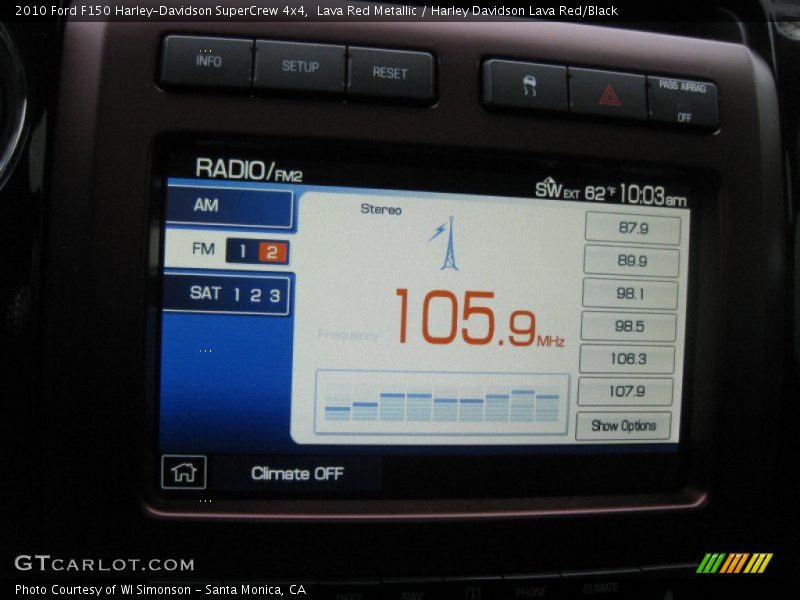 Lava Red Metallic / Harley Davidson Lava Red/Black 2010 Ford F150 Harley-Davidson SuperCrew 4x4