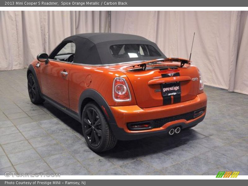 Spice Orange Metallic / Carbon Black 2013 Mini Cooper S Roadster