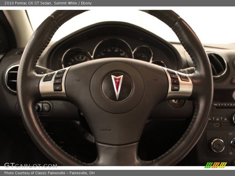 Summit White / Ebony 2010 Pontiac G6 GT Sedan